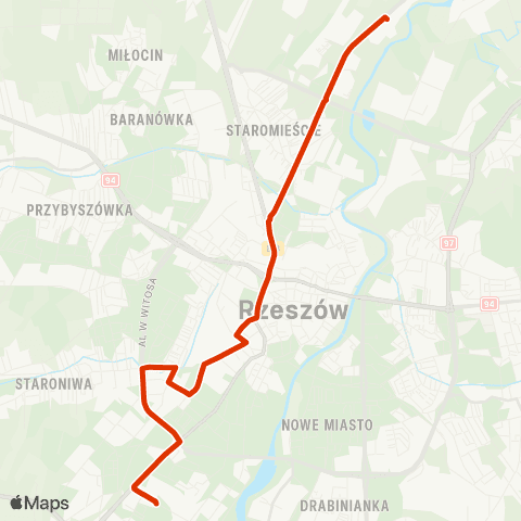 RTM Rzeszów  map