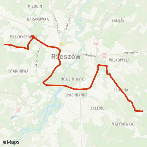 RTM Rzeszów  map