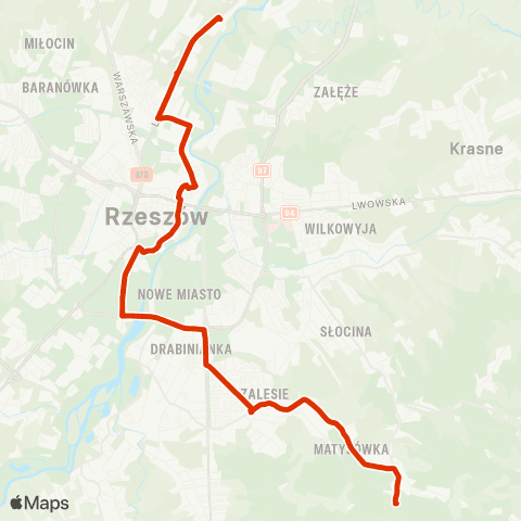 RTM Rzeszów  map