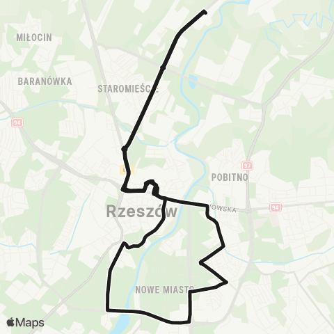 RTM Rzeszów  map