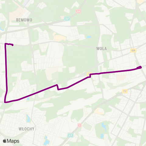 ZTM Warszawa Rondo Daszyńskiego – Os. Górczewska map