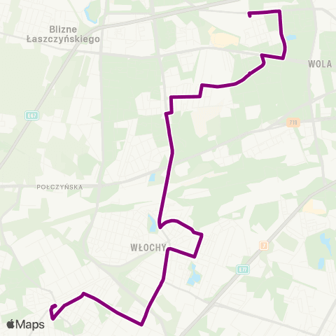 ZTM Warszawa Koło – PKP Ursus map