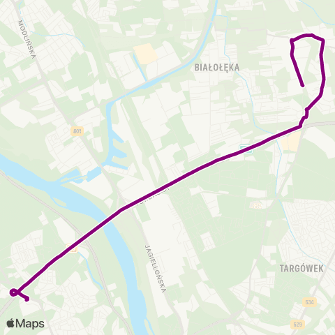 ZTM Warszawa Metro Marymont – Os. Derby map
