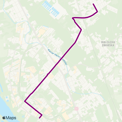 ZTM Warszawa Choszczówka – Tarchomin map
