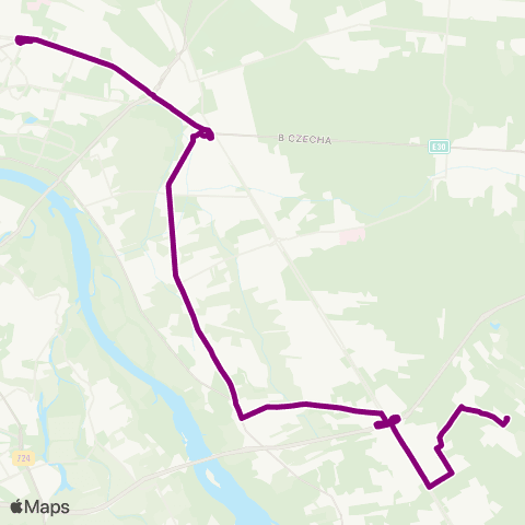ZTM Warszawa Aleksandrów – Wiatraczna map