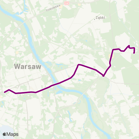 ZTM Warszawa Rembertów - Kolonia – Pomnik Lotnika map