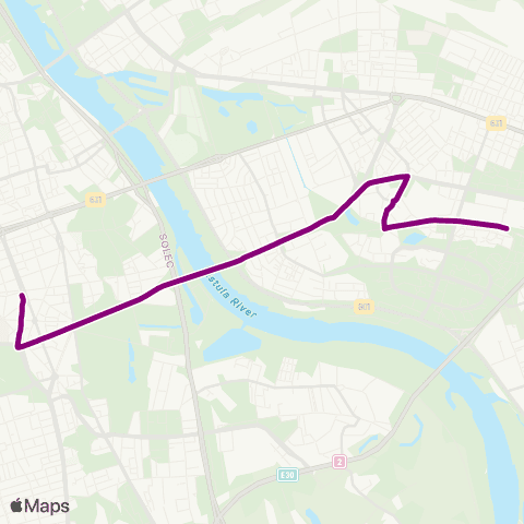 ZTM Warszawa Rechniewskiego – Pl. Konstytucji map