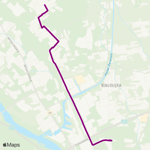 ZTM Warszawa Metro Bródno – Choszczówka map