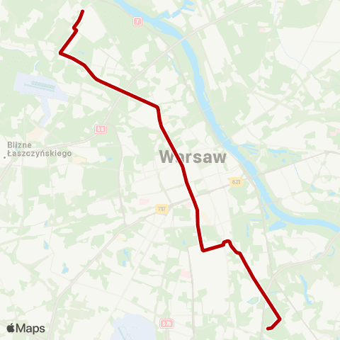 ZTM Warszawa Nowe Bemowo – Stegny map