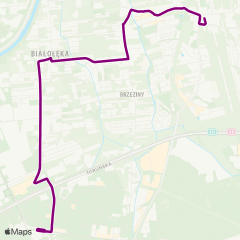 ZTM Warszawa Metro Bródno – Grodzisk map
