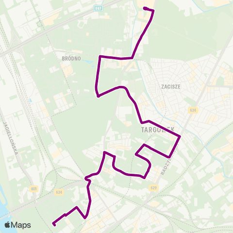 ZTM Warszawa CH Targówek – Pl. Hallera map