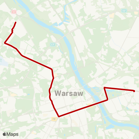 ZTM Warszawa Piaski – Wiatraczna map