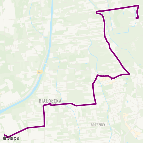 ZTM Warszawa Żerań Wschodni – Augustów map