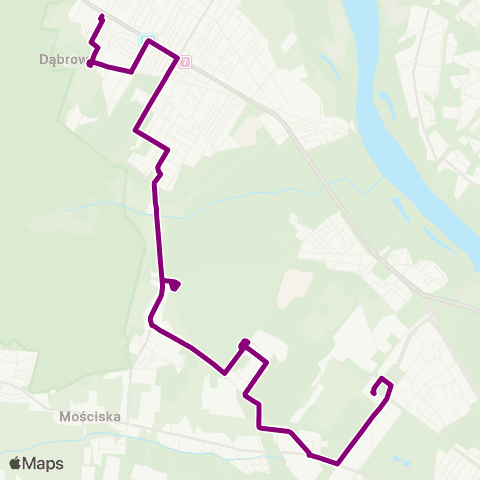 ZTM Warszawa Łomianki Kołłątaja – Metro Młociny map