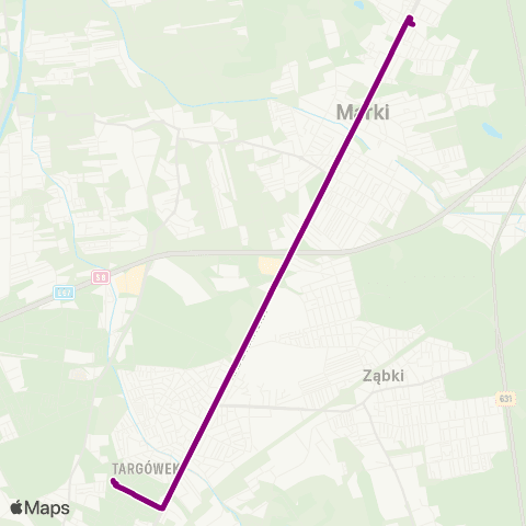 ZTM Warszawa Marki Pustelnik – Metro Trocka map