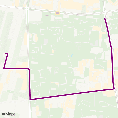 ZTM Warszawa Metro Bemowo – Coopera - Przychodnia map