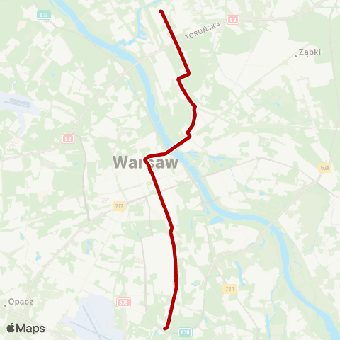 ZTM Warszawa Żerań Wschodni – Wyścigi map