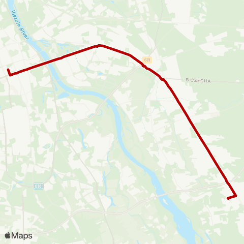 ZTM Warszawa Falenica – Emilii Plater map