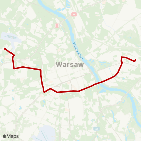 ZTM Warszawa PKP Olszynka Grochowska – Stare Bemowo map