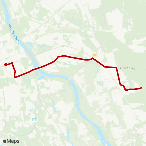 ZTM Warszawa Dw. Centralny – Międzylesie map