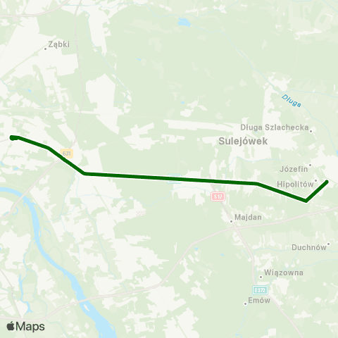 ZTM Warszawa PKP Halinów – Wiatraczna map