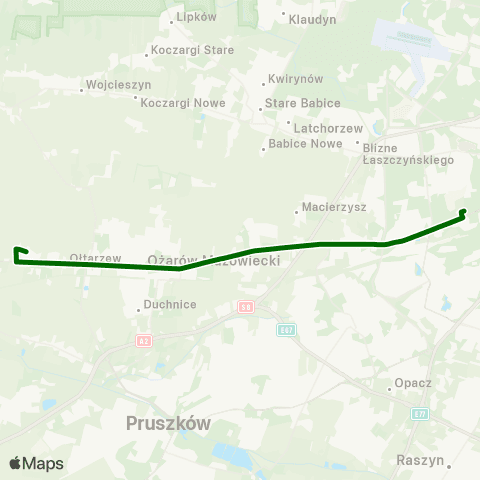ZTM Warszawa Koprki Agricoop – Cm. Wolski map