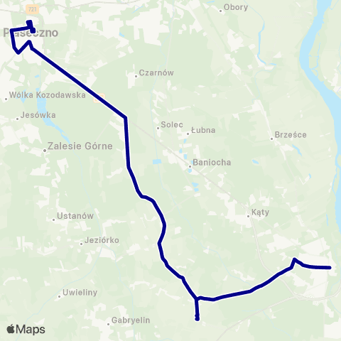 ZTM Warszawa Piaseczno Zgoda – Góra Kalwaria Rynek map