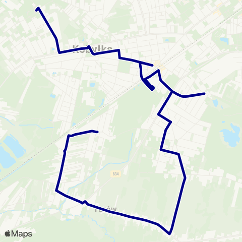ZTM Warszawa Kobyłka Kordeckiego – Kobyłka Borysów map