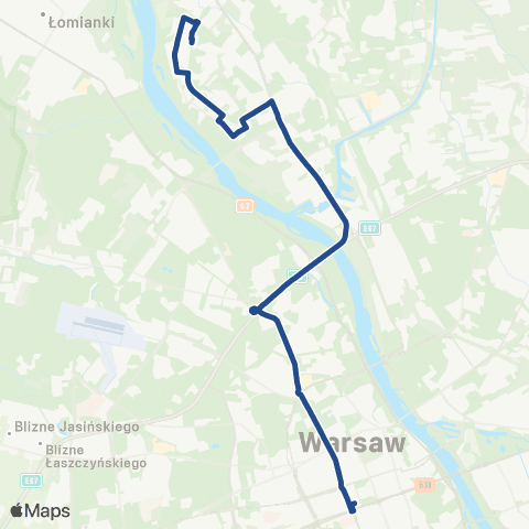 ZTM Warszawa Nowodwory – Dw. Centralny map