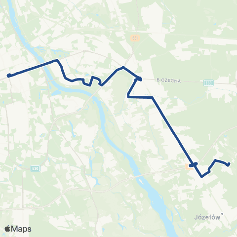 ZTM Warszawa Aleksandrów – Dw. Centralny map