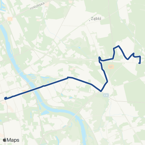 ZTM Warszawa Rembertów - Kolonia – Dw. Centralny map
