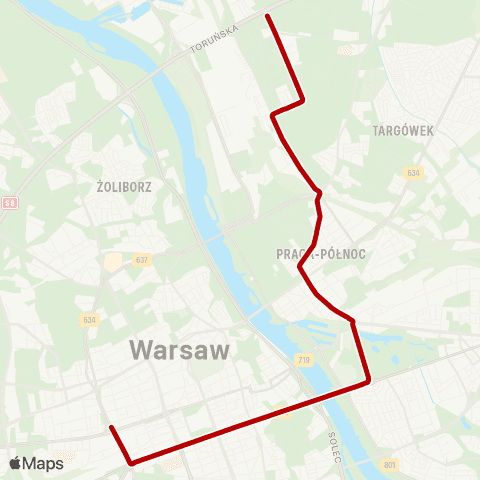 ZTM Warszawa Rondo Daszyńskiego – Wiatraczna map