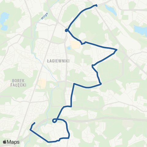 ZTP Kraków Podgórze SKA ↔ Swoszowice SKA map