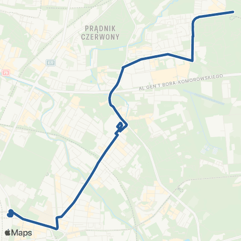 ZTP Kraków Dworzec Główny Wschód ↔ Mistrzejowice map