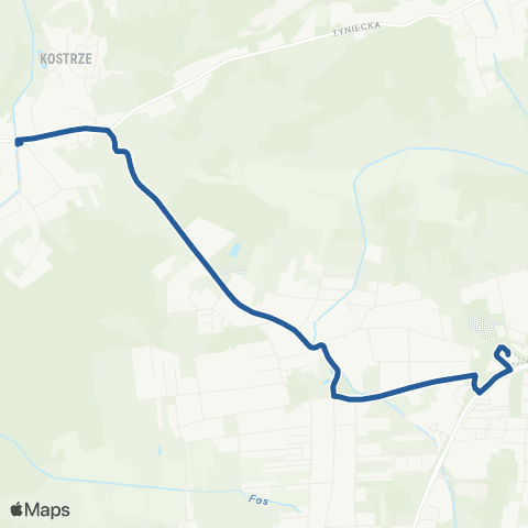 ZTP Kraków Czerwone Maki P+R ↔ Kostrze OSP map