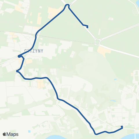 ZTP Kraków Aleja Przyjaźni ↔ Lesisko map