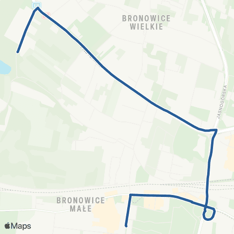 ZTP Kraków Bronowice Małe ↔ Park Tetmajera map