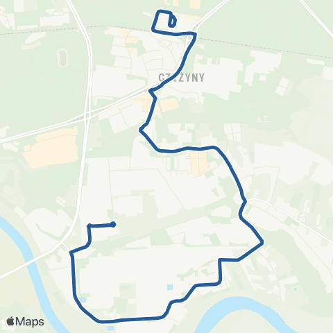 ZTP Kraków Czyżyny Dworzec ↔ Galicyjska map