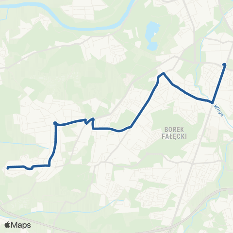 ZTP Kraków Łagiewniki ↔ Kozienicka map